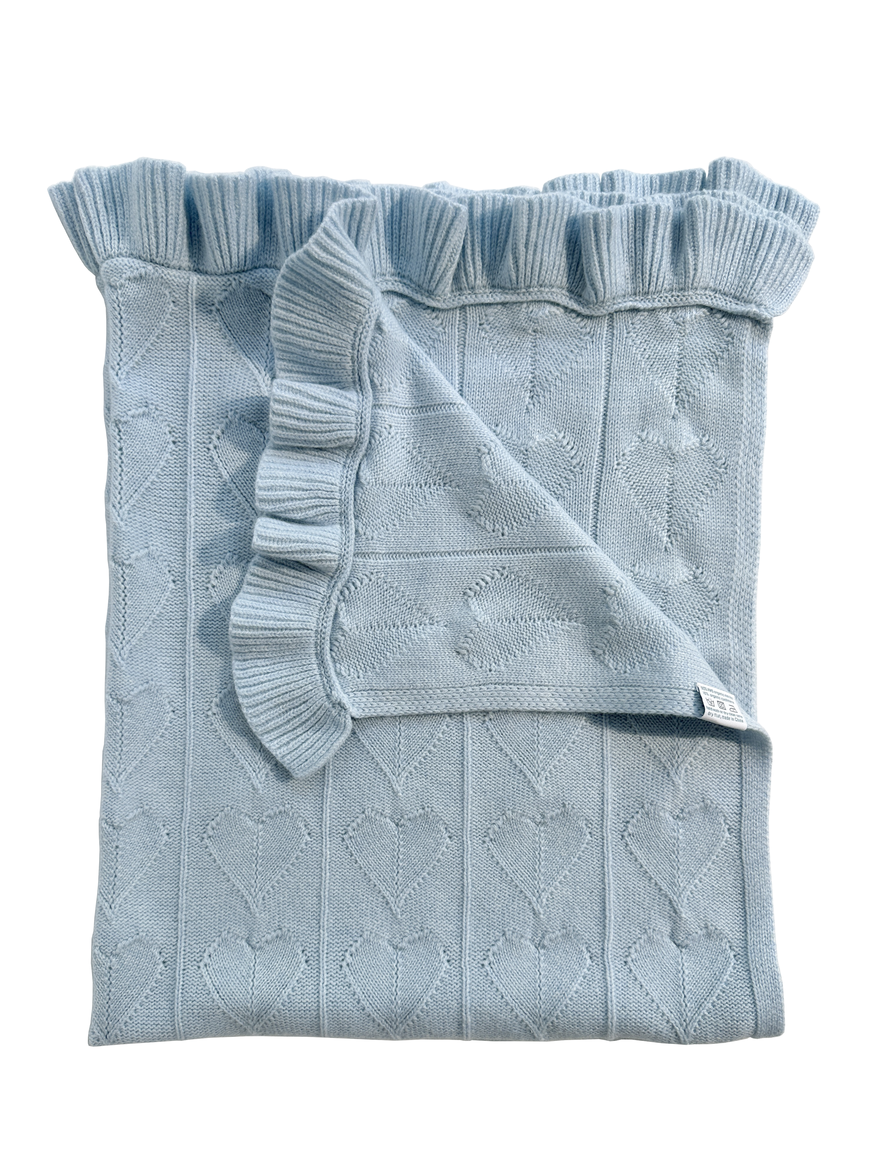 Organic cashmere merino luxury baby blanket.