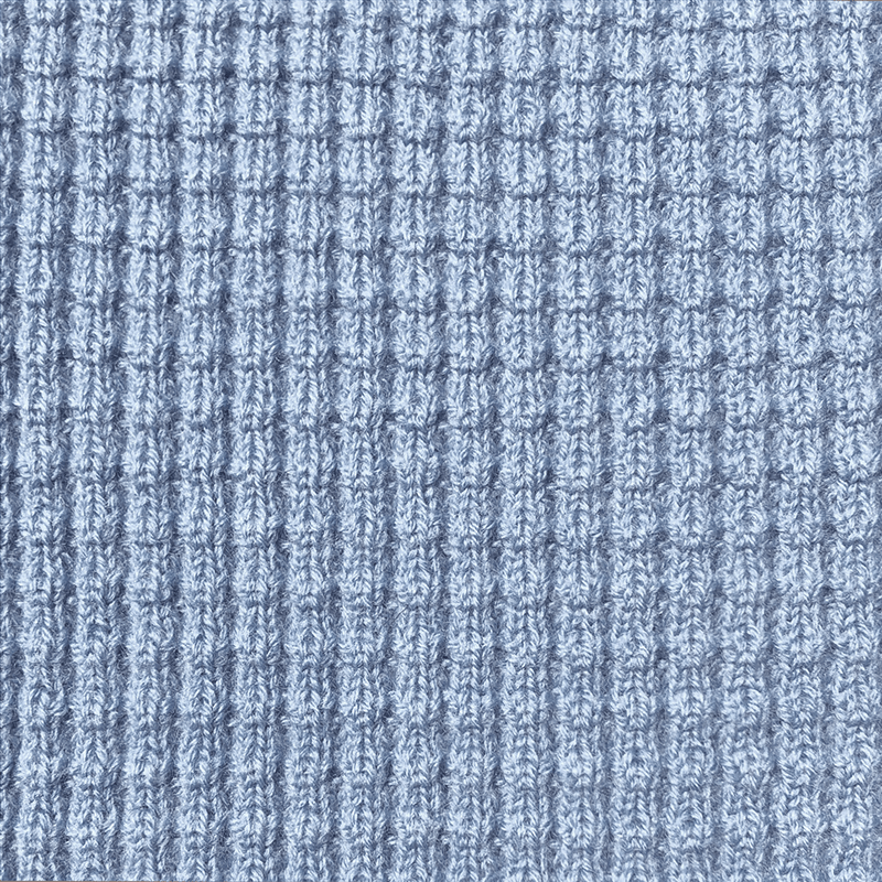 AU Baby natural merino blanket in Sky Blue.